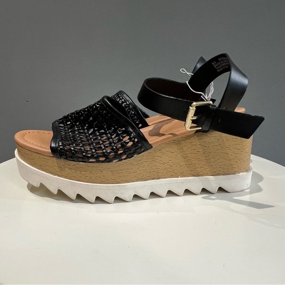 NWOT Universal Thread Alba Wedge Platform Sandals Memory Foam Size 8.5 - Picture 4 of 6